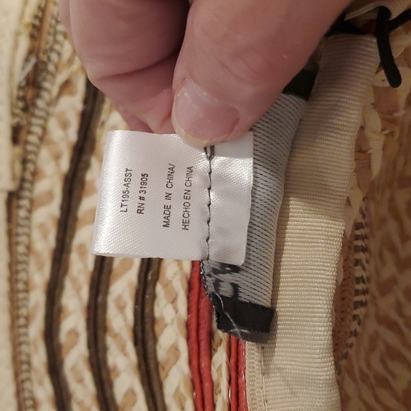 Scala Pronto Rice Paper Straw Wide Brim Straw Sun Hat OS NWT - Picture 5 of 5